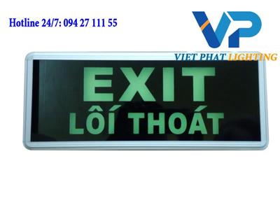 Đèn exit 2 mặt lối thoát
