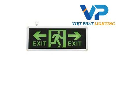 Đèn exit 1 mặt chỉ hai bên