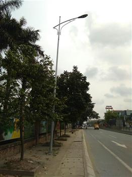 Cột đèn cao áp - dự án Tiểu khu 3 thị trấn Hà Trung Thanh Hóa